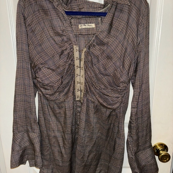 Free People Catalina Remade Shirt in Gray - Picture 1 of 3